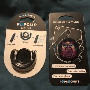 Owl popsocket with mount brand new